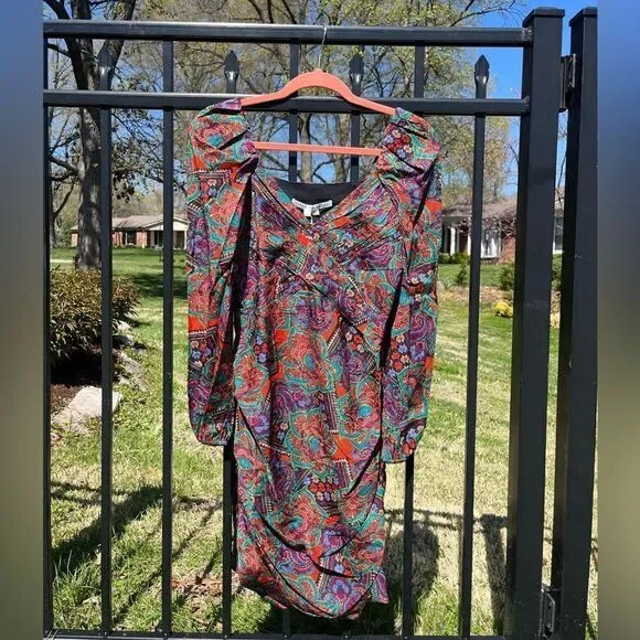 Veronica Beard Bellino Paisley Silk Dress NWT
